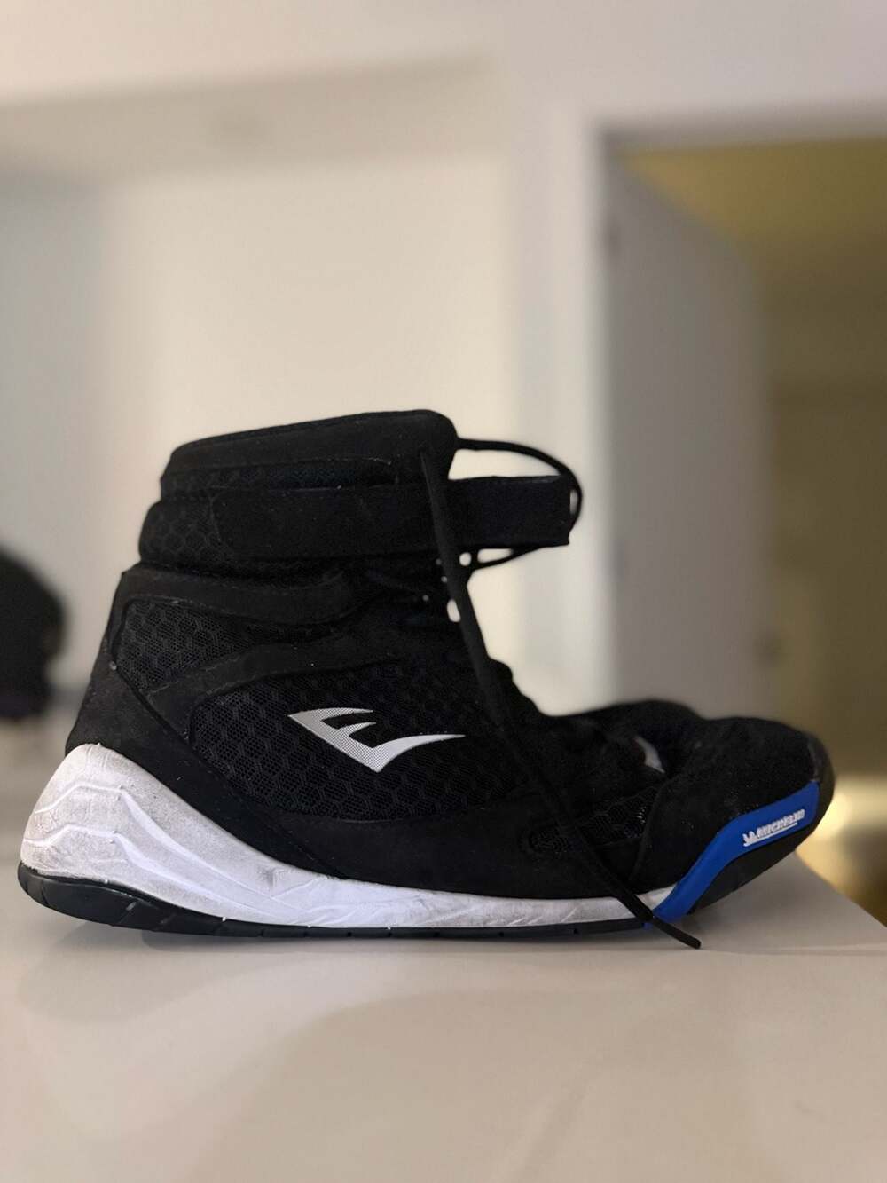 Everlast Elite High Top Boxing Shoes Black